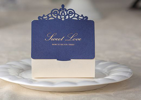 Laser Cut Eco Friendly Wedding Candy Boxes  8.5*7.5*3.5cm Wedding Decoration