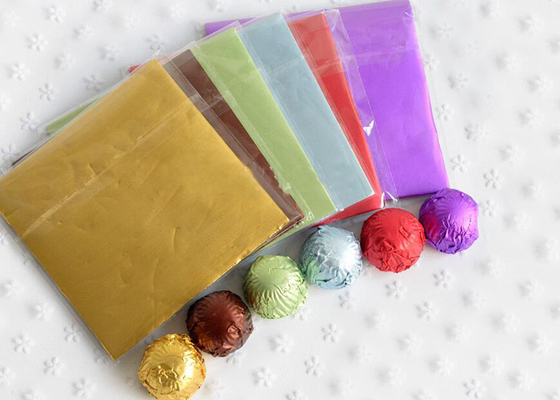 Aluminum Alloy Foil Wrapping Paper For Chocolate And Candy Wrapping Colorful